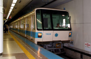北海道札幌市の札幌市営地下鉄・東西線の車両
